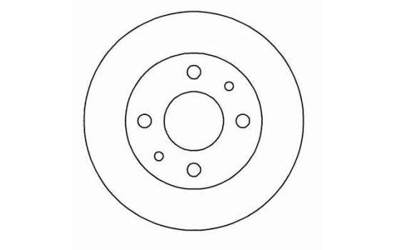 Disque de frein 16595 ABS