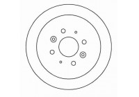 Disque de frein 16603 ABS