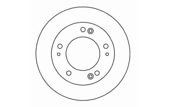 Disque de frein 16604 ABS