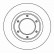 Disque de frein 16611 ABS