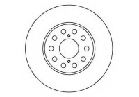 Disque de frein 16612 ABS