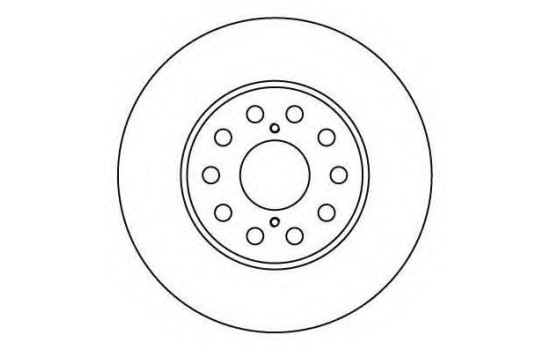 Disque de frein 16612 ABS