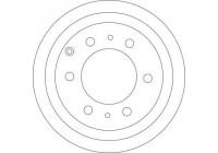 Disque de frein 16613 ABS