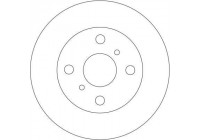 Disque de frein 16617 ABS