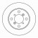 Disque de frein 16625 ABS
