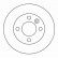 Disque de frein 16627 ABS