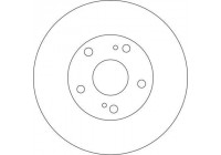 Disque de frein 16639 ABS