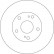 Disque de frein 16639 ABS