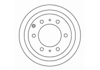 Disque de frein 16645 ABS