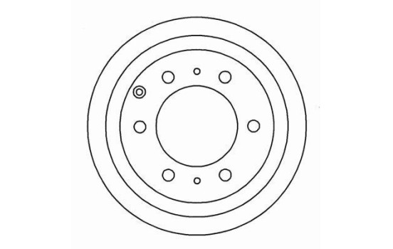 Disque de frein 16645 ABS