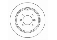 Disque de frein 16647 ABS