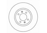 Disque de frein 16649 ABS