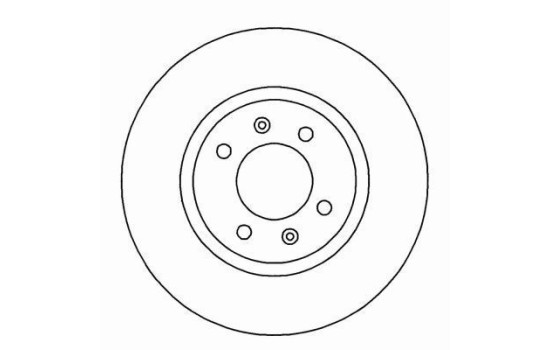 Disque de frein 16649 ABS