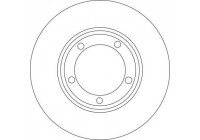 Disque de frein 16670 ABS