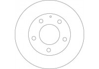 Disque de frein 16676 ABS