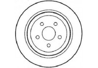 Disque de frein 16715 ABS
