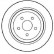 Disque de frein 16715 ABS