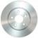 Disque de frein 16725 ABS