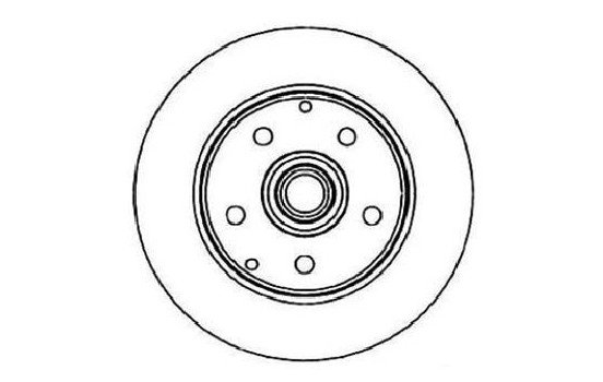 Disque de frein 16810 ABS