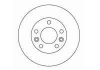 Disque de frein 16872 ABS
