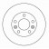 Disque de frein 16872 ABS
