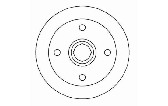 Disque de frein 16874 ABS