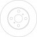 Disque de frein 16875 ABS