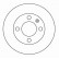 Disque de frein 16884 ABS