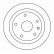 Disque de frein 16925 ABS