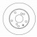 Disque de frein 16926 ABS