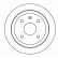 Disque de frein 16928 ABS