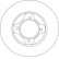 Disque de frein 16931 ABS