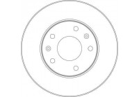 Disque de frein 17011 ABS