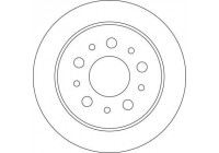 Disque de frein 17030 ABS