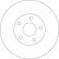 Disque de frein 17051 ABS