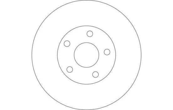 Disque de frein 17051 ABS