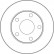 Disque de frein 17056 ABS