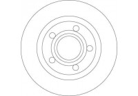 Disque de frein 17057 ABS