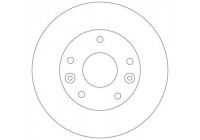 Disque de frein 17066 ABS