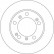 Disque de frein 17073 ABS