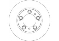 Disque de frein 17074 ABS