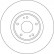 Disque de frein 17127 ABS