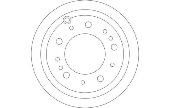 Disque de frein 17174 ABS