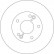 Disque de frein 17206 ABS