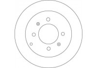 Disque de frein 17207 ABS