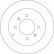 Disque de frein 17207 ABS