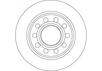Disque de frein 17239 ABS