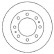 Disque de frein 17290 ABS