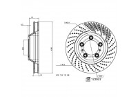 Disque de frein 172937 FEBI