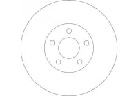 Disque de frein 17319 ABS